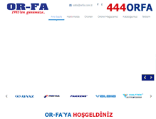 Tablet Screenshot of or-fa.com